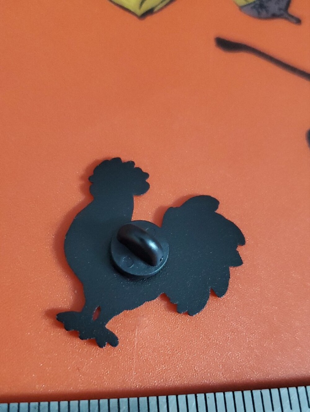 Colorful Rooster Bird Pin - Multicolor Accessory - Picture 5 of 5